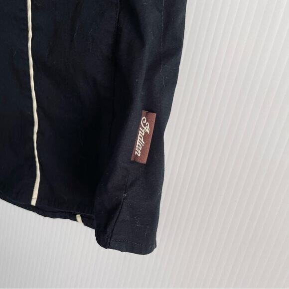 Indian Motorcycle Icon shirt short sleeve button front shirt women’s size small - Picture 7 of 11